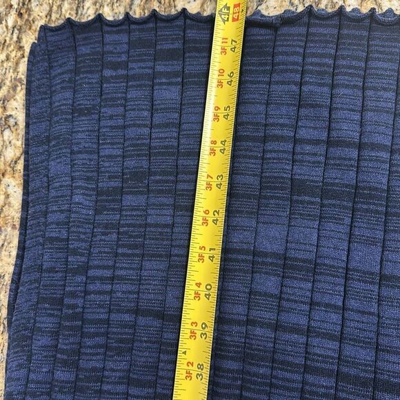 Peruvian Connection Cotton Striped Cap Sleeves Midi Dress Size S - Picture 9 of 9